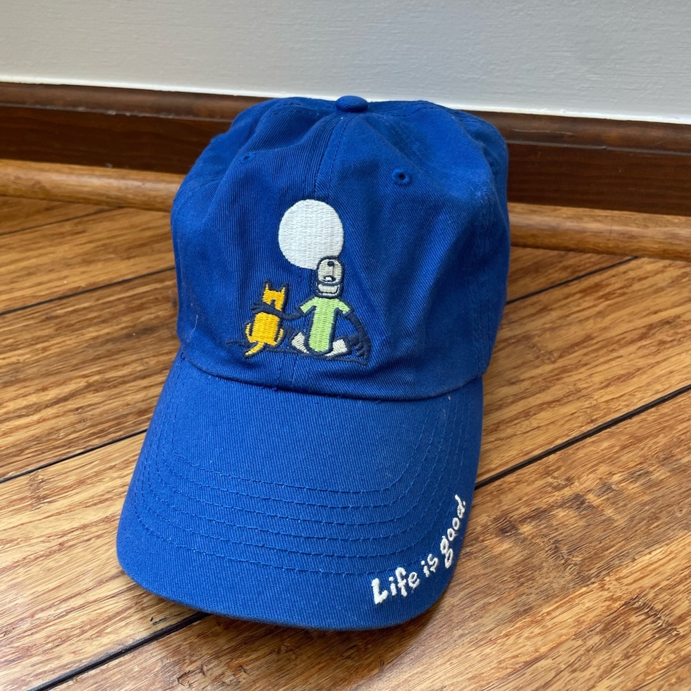 Blue “Life is Good” Baseball Cap